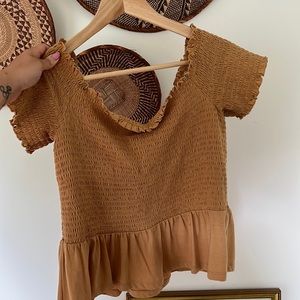 American Eagle L Off The Shoulder Top